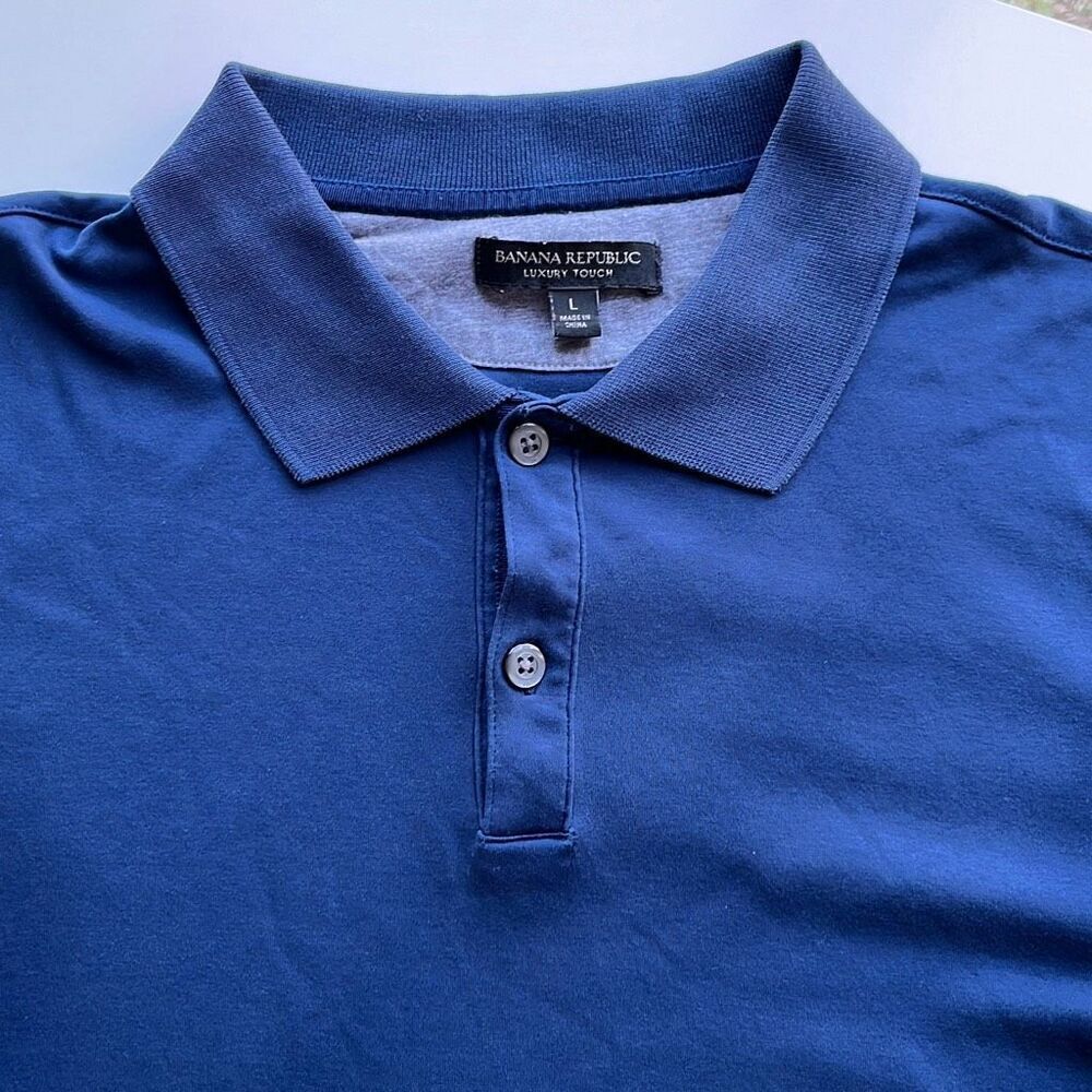Banana Republic Luxury Touch Polo Mens L